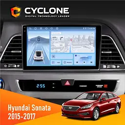 Штатна магнітола Hyundai Sonata 2015-2017 CAN Cyclone C9-012 4x64, DSP, 4G Cyclone (НФ-00007888)