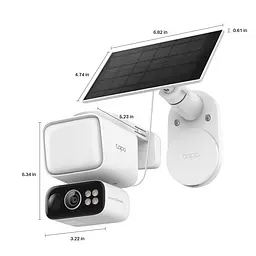 Комплект камери TP-Link розумної бездротової TAPO C615F KIT 2K QHD та сонячної панелі - мініатюра 10
