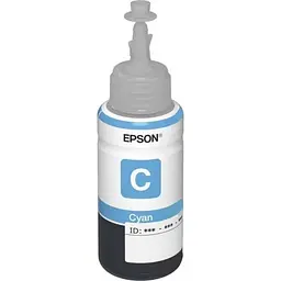 Чорнило контейнер EPSON 673 Cyan L800/L810/L850/L1800 70ml (C13T67324A) - мініатюра 2