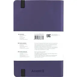 Блокнот Axent Partner Soft 125х195 мм у крапку 96 аркушів синій (8310-38-A) - мініатюра 3