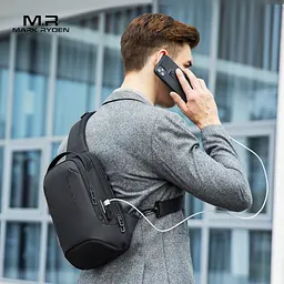 Сумка через плече Mark Ryden 7918 7л для планшета до 7.9' та USB Black (17596) - мініатюра 7