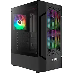 Корпус GAMDIAS AURA GC7 ARGB Tempered Glass Black (4711514500677) Без БП