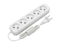 Мережевий фільтр-подовжувач Electrum SB-5 2м White (C-ES-1796)