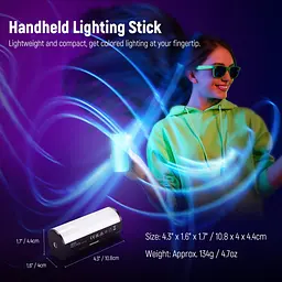 Магнітна ручна світлова паличка NEEWER TL96 RGB - мініатюра 5
