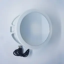 Складне дзеркало для макіяжу з Led підсвічуванням кругле збільшувальне 10x My Fold Away Mirror білий - мініатюра 6