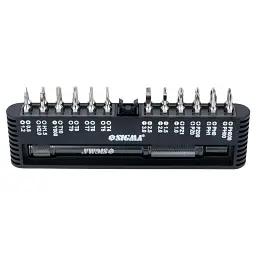 Набір викруток Sigma з бітами 1/4 "24шт CrV для мобільних телефонів (пласт кейс) (4003251) - мініатюра 3