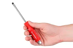 Викрутка ударна плоска шліцева Intertool SL6 х 100 мм HT-0482 - мініатюра 3