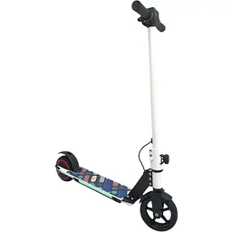Дитячий Електросамокат E-Scooter ES3 LED Білий