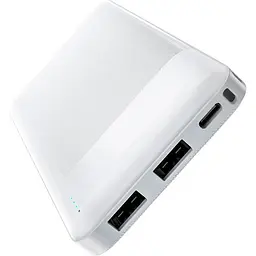 Зовнішній акумулятор Hoco J72 Easy Travel 10000mAh 10W White (738387) [101321] - мініатюра 2