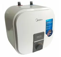 Водонагрівач Midea під мийку, 15 л, 2,5 кВт, мокрий ТЕН, вертикальний, квадратний, білий (D15-25VI(U))
