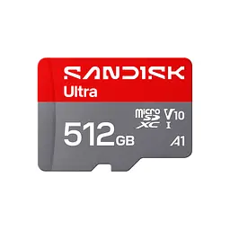 Карта пам'яті microSDXC (UHS-1) SanDisk Ultra 512Gb class 10 A1 (195Mb/s) (adapter SD) (SDSQUJQ-512G-GZ6MA)