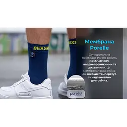 Шкарпетки водонепроникні Dexshell Ultra Thin Crew NL, p-p S, сині - мініатюра 14