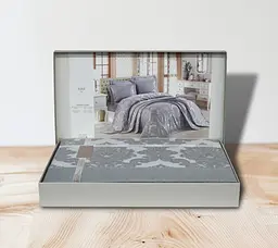 Покривало з наволочками Ezgi Grey 240 x 260 см Gardines pbe0051059 - мініатюра 3