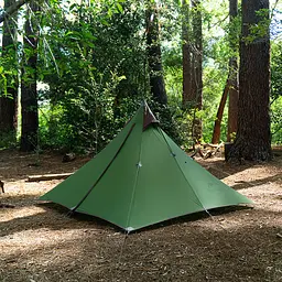 Намет з гострою верхівкою Naturehike Pyramid I (NH17T030-L) темний зелений - мініатюра 7