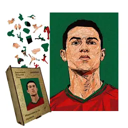 Деревянный пазл puzzlean Охотник за голами, А3, Картонная коробка 200 элементов