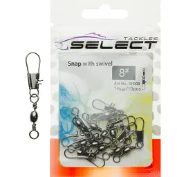 Вертлюжок із застібкою Select SF003 size 2, 7 шт. - мініатюра 4