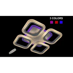 Люстра Linisoln 5588-4S WH LED-3 світлодіодна з диммером, біла, 4 лампи