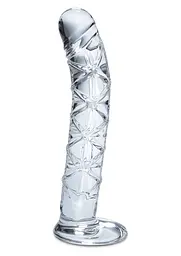Фалоімітатор скляний Icicles No 60 15 см прозорий - мініатюра 3