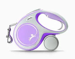 Повідець-рулетка Flexi New Comfort ХS для собак дрібних порід трос 3 м до 8 кг сиреневий - мініатюра 3
