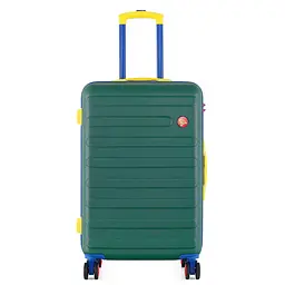 Валіза середня Semi Line T5846-2 ABS-пластик 24 дюйми 63 л Зелений