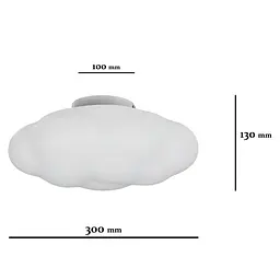 Люстра стельова LED Levistella 781VCL2828(300), 24W, три режими світла, білий плафон, сучасний дизайн - мініатюра 3