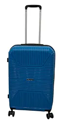 Валіза середня Worldline Airtex 291 поліпропілен M Синій - мініатюра 1