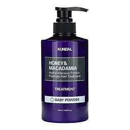 Кондиціонер для волосся "Дитяча присипка" 500 мл Kundal Honey & Macadamia Treatment Baby Powder