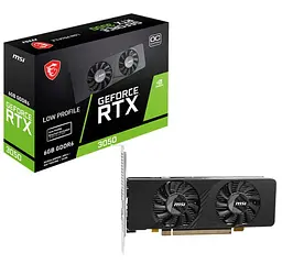 Відеокарта MSI RTX 3050 6GB LP E OC (RTX 3050 LP E 6G OC) (GDDR6, PCI-E v4.0 x8) - мініатюра 6