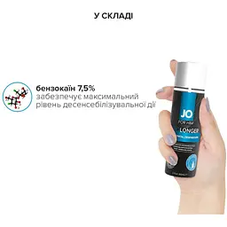 Пролонгувальний спрей System JO PrOlonger Spray With Benzocaine (60 мл) - мініатюра 4