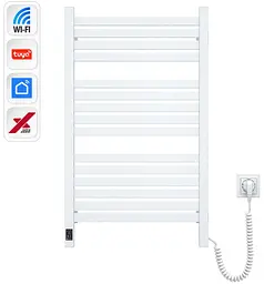 Рушникосушка електрична Авангард Х, 800х480х71мм, Wi-Fi, сталь, білий, праве підключення Navin van0000939 - мініатюра 1