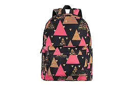 Міський рюкзак для навчання та повсякденного використання 2E TeensPack Triangles Black - мініатюра 3