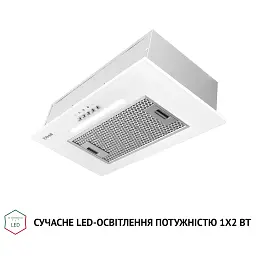 Витяжка повновбудована Perfelli BI 5256 WH 700 LED - мініатюра 4