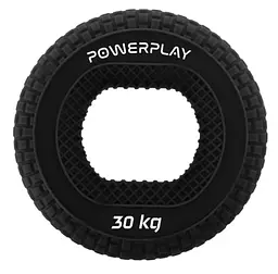 Еспандер кистьовий силіконовий PowerPlay PP-4333 Hand Grip Hard 30 кг Чорний (PP_4333_Black_30kg) - мініатюра 1