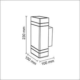 Вуличний світильник Goldlux 307866 Gilbert GU10 2x10W IP44 BK - мініатюра 5