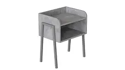 Тумба модульна Ferrum-decor Джузі 540x450x320 метал Сірий ДСП Бетон 16 мм (FRD-102988) - мініатюра 4