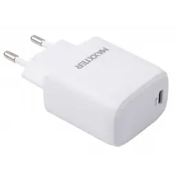 Зарядний пристрій Maxxter USB + cable USB-C to Lighting (PD 20W) (WC-PD-CtL-01)