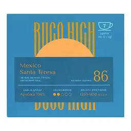 Дріп-кава Buco High Mexico Santa Teresa, 84 г (7 шт. по 12 г) - мініатюра 2