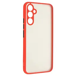 Чехол-накладка для Samsung Galaxy A34 5G (A346), Frosted Matte, красный, противоударный чехол с защитой всего корпуса, термополиуретан TPU + поликарбонат PC, ArmorStandart (ARM66716)