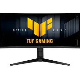 Монітор вигнутий 34" Asus TUF Gaming VG34WQML5A, Black, VA, 3440x1440 (21:9), 0.5 мс, 250 Гц, 400 кд/м², 4000:1, 178°/178°, 1500R, 2xHDMI/2хDP, 3xUSB 3.2, 2 x 2 Вт, VESA 100x100, AMD FreeSync Premium, Adaptive Sync (90LM0BP1-B01E71)