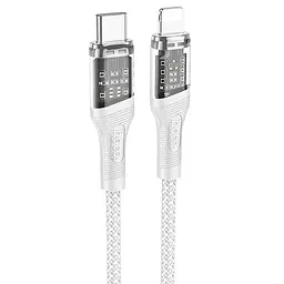 Дата кабель Hoco U111 Discovery Edition Type-C to Lightning 27W (1.2m) Grey