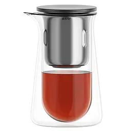 Чайник для заварювання TeaPot D-50 Press type 600ml Transparent Epik kuh0017483