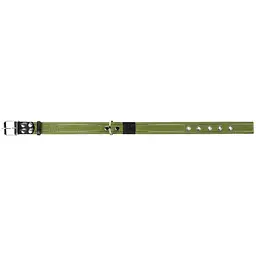 Нашийник для собак Collar, бавовняний, подвійний, 51-63x3,5 см, зелений - мініатюра 2