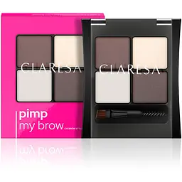 Набір для стилізації брів Claresa Deep Brown тон 02, 4.5 г - мініатюра 3