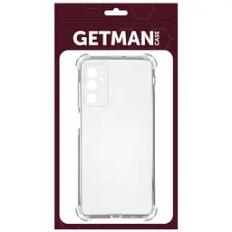 TPU чохол GETMAN Ease logo посилені кути Full Camera для Samsung Galaxy M35 5G Безбарвний (прозорий) - мініатюра 4