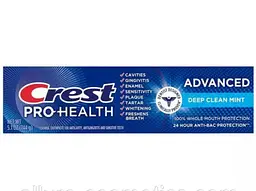 Зубна паста для глибоке очищення Crest Pro-Health Deep clean mint Toothpaste 144гр
