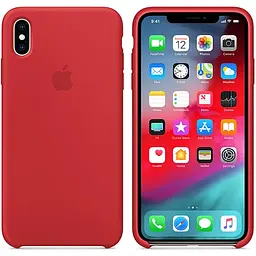 Чохол-накладка Toto Silicone Case Apple iPhone XS Max Red - мініатюра 2