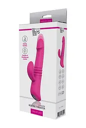 Вібратор-кролик Dreamtoys Heating Thruster 20 см фуксія - мініатюра 3
