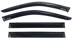 Дефлектори вікон вітровики Skoda Octavia A5 Універсал 2004-2013 Скотч 3M Voron Glass - мініатюра 2