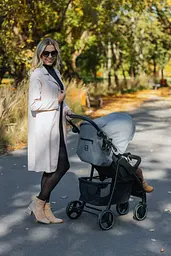 Прогулянкова коляска 4Baby Rapid XXIII Melange Light Grey - мініатюра 6