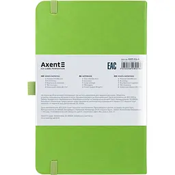 Книга записна Axent Partner клітинка 125x195 мм 96 аркушів салатова (8201-04-A) - мініатюра 3